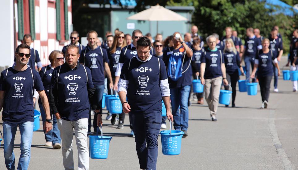 Knapp 400 Mitarbeiter von GF waren an dem Anlass.