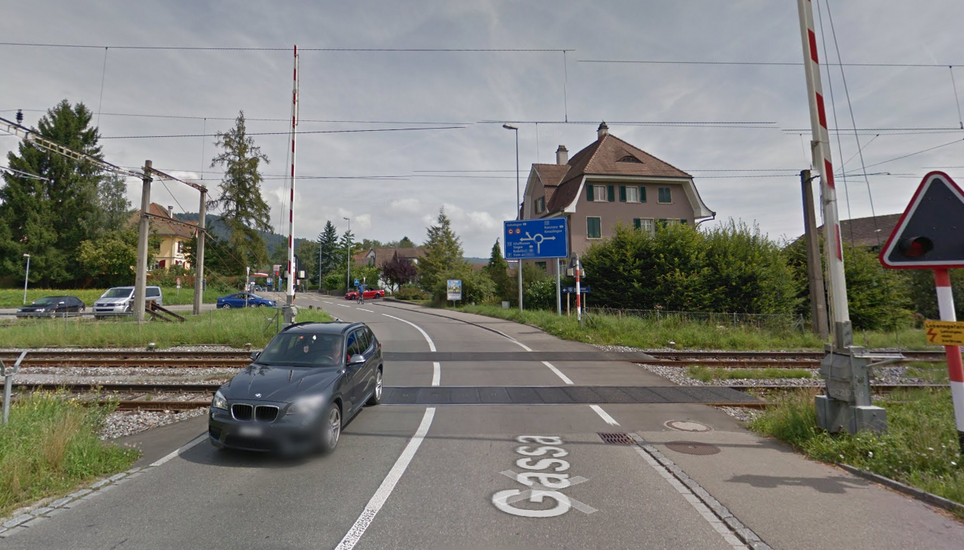 Der Bahnübergang in Stein am Rhein soll aufgehoben werden. Bild: Google Maps
