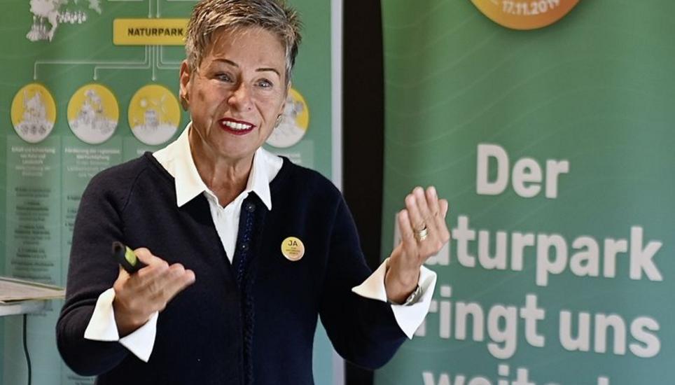 Legt sich für eine Zustimmung zum Regionalen Naturpark ins Zeug: Alt-Regierungsrätin Rosmarie Widmer Gysel. BILD ERIC BÜHRER