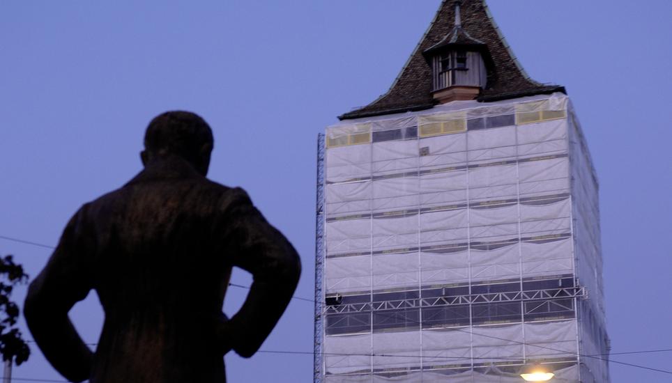 Der Obertorturm wurde über die letzten Jahre restauriert. Archivbild: Selwyn Hoffmann