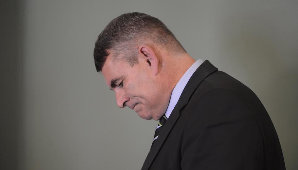 Er ist der grosse Verlierer der heutigen Ständeratswahl: Christian Amsler (FDP). Bild: Zeno Geisseler