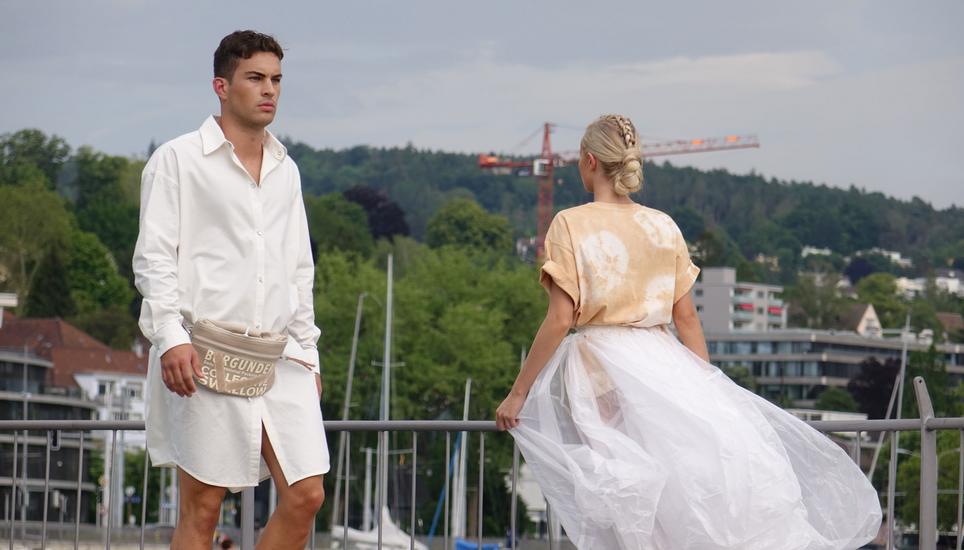 Thomas auf dem Laufsteg am Züri-See. Läuft er direkt in Woche drei? Bild: zvg