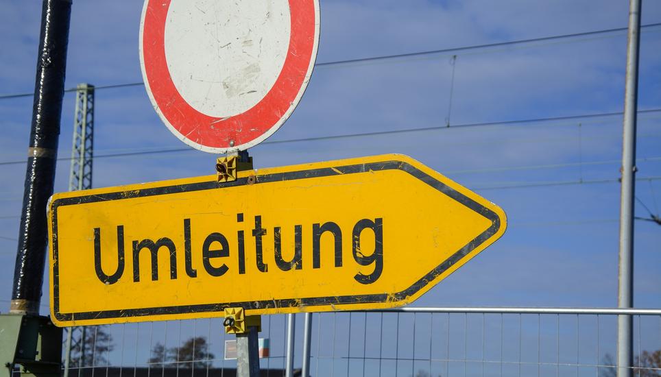 Die Umleitung gilt vom 4. bis zum 9. November. Symbolbild: Pixabay