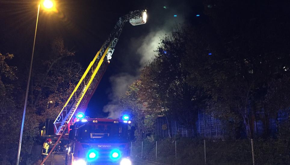 Beim Schulhaus Granatenbaumgut hat es am Wochenende gebrannt. Bild: Radio Munot