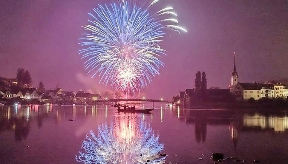 Das 1.-August-Feuerwerk wird bald Thema im Steiner Einwohnerrat sein. Bild: zvg
