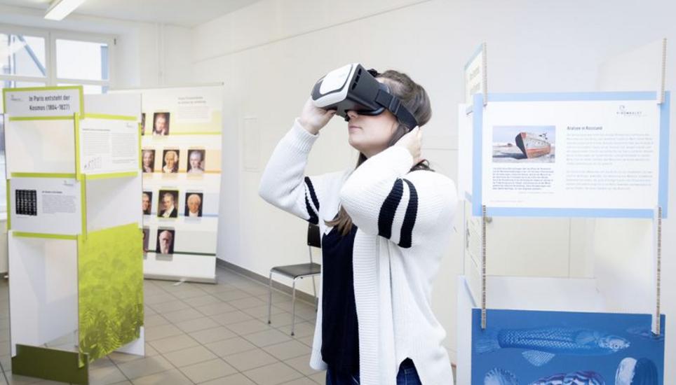 Abtauchen in die virtuelle Realität: Die Humboldt-Ausstellung will den Entdeckergeist wecken. Bilder: Melanie Duchene