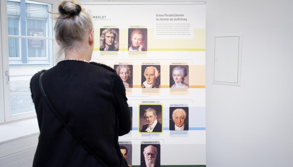 Die Humboldt-Ausstellung im Konventhaus.