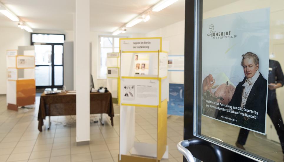 Die Humboldt-Ausstellung im Konventhaus.