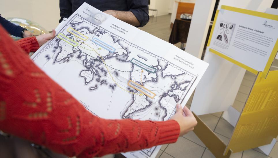 Die Humboldt-Ausstellung im Konventhaus.