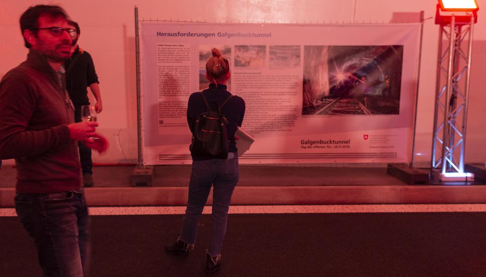 Gestern wurde der Galgenbucktunnel offiziell eröffnet.