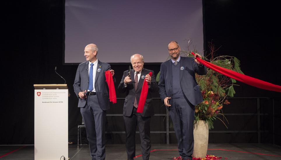 Gestern wurde der Galgenbucktunnel offiziell eröffnet.