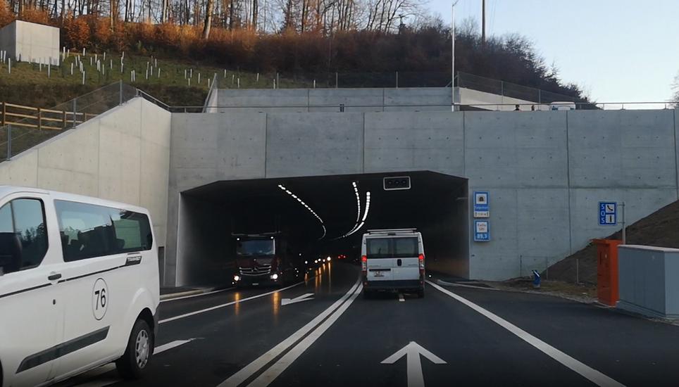 Der Galgenbucktunnel wurde Anfang Dezember 2019 eröffnet. Bild: Tamara Schori