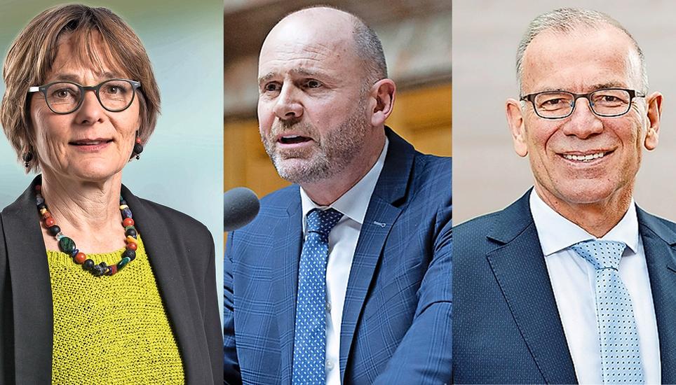Auch die Schaffhauser Parlamentarier beschäftigt die Coronakrise. Bilder: zvg/Montage OPP