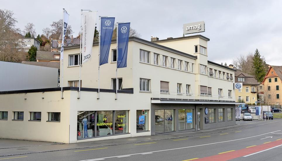 Ehemalige City-Garage (Amag AG), 1933, Spitalstrasse, Architekten: Karl Scherrer und Paul Meyer.