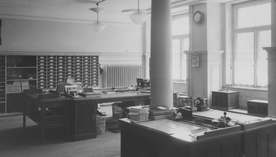 Auch 1920 gab es natürlich bereits die Schaffhauser Nachrichten. Hier wurde früher die Zeitung gemacht.