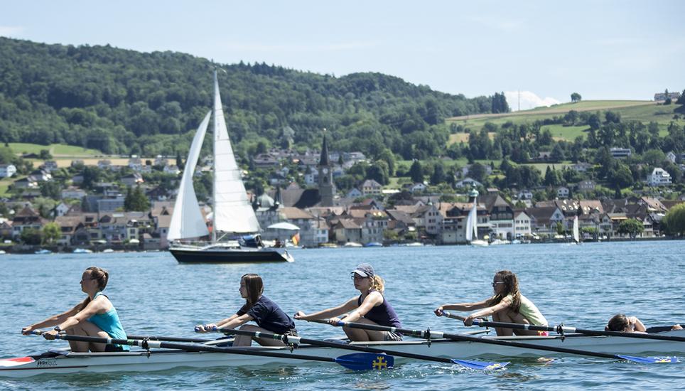 Segeln und Rudern sind fester Bestandteil des Sportunterrichts.