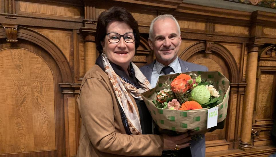 Die neue Stadtratspräsidentin Nicole Herren. Bild: Radio Munot