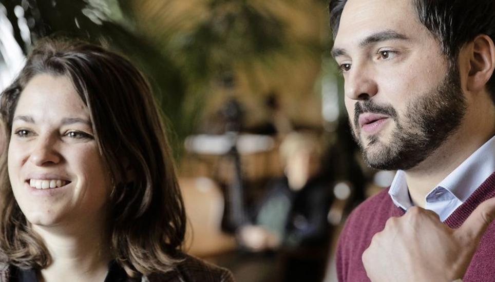 Die ersten und bisher einzigen, die für das SP-Präsidium kandidieren: Mattea Meyer (l.) und Cédric Wermuth. Bild: Key