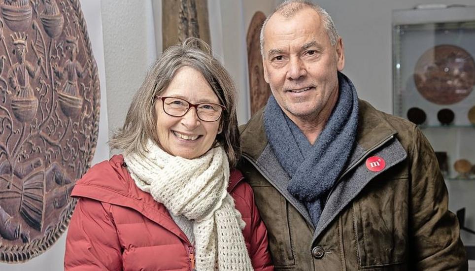 Aus dem Kanton Aargau angereist sind Monika und Othmar Ebneter. Sie besitzen «einen Haufen» Gebäckmodel.