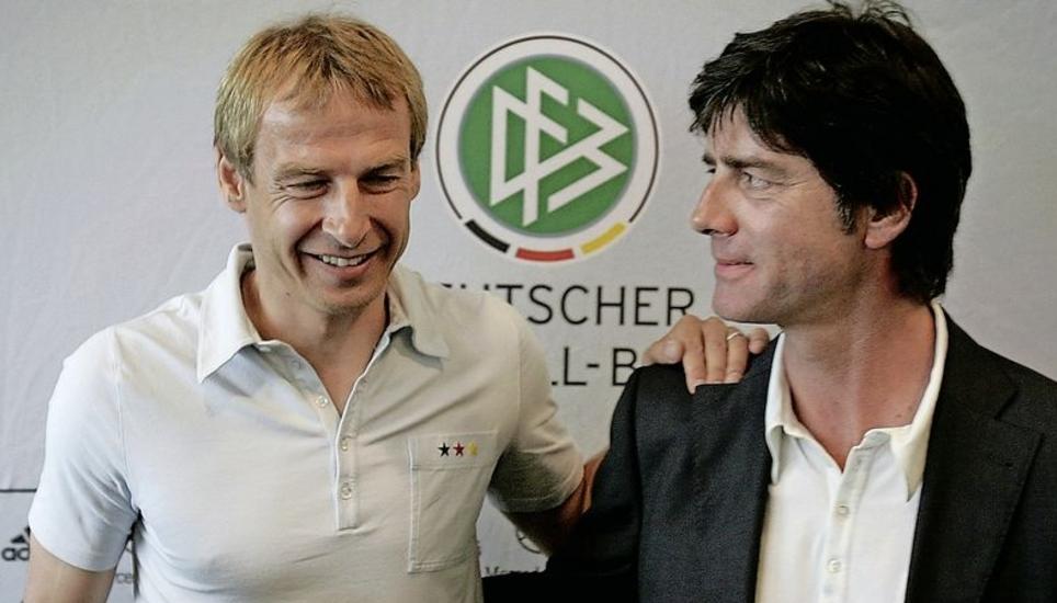 Erfolgsduo: Jürgen Klinsmann mit Joachim Löw, die zu Beginn des Erfolgs standen.