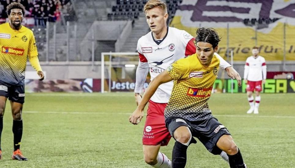 Sowohl Luca Tranquilli (rechts) als auch Gaetan Missi Mezu (im Hintergrund) haben keine Zukunft beim FCS. Bild: R. Albrecht