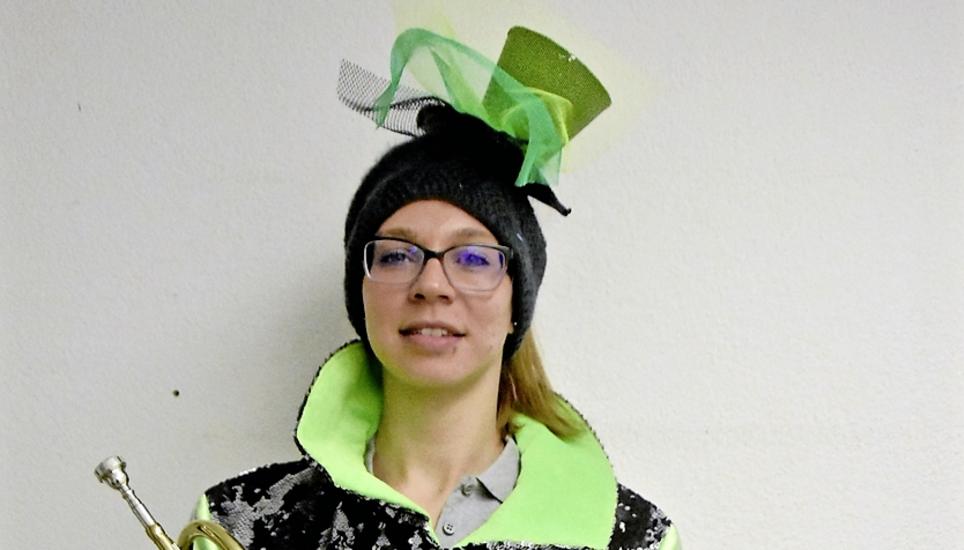 Das neue Kostüm hat die Steiner Gugge seit knapp einem Jahr. Bild: Fabienne Niederer