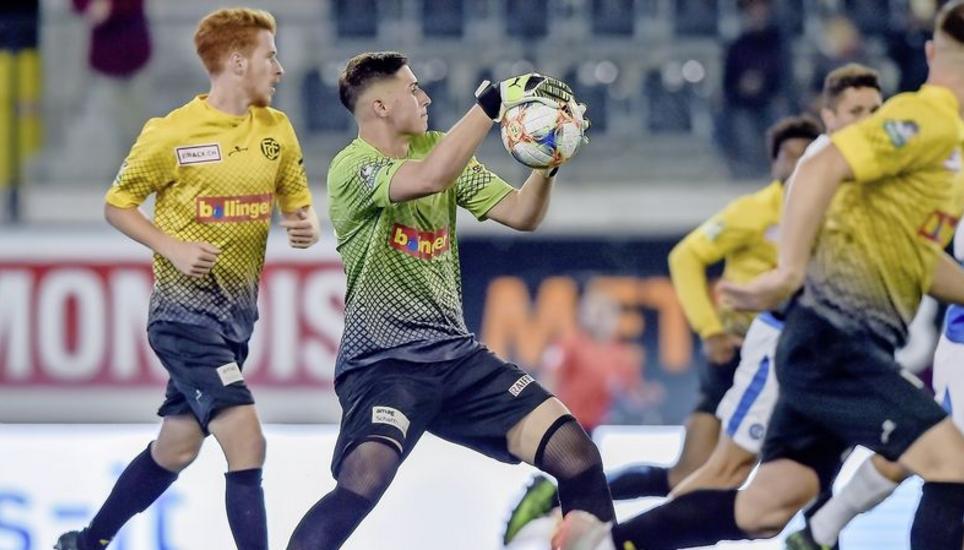 Alles unter Kontrolle: Amir Saipi spielt eine starke Saison beim FC Schaffhausen. Dabei ist der Keeper erst 19 Jahre alt. Bild: alb