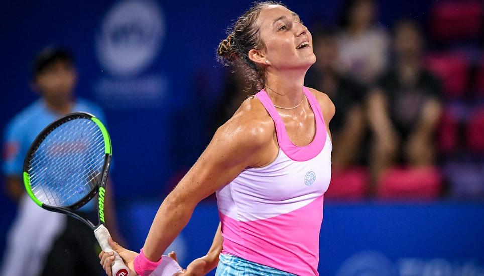 Leonie Küng steht überraschend im Final des WTA-Turniers in Thailand. Bild: WTA