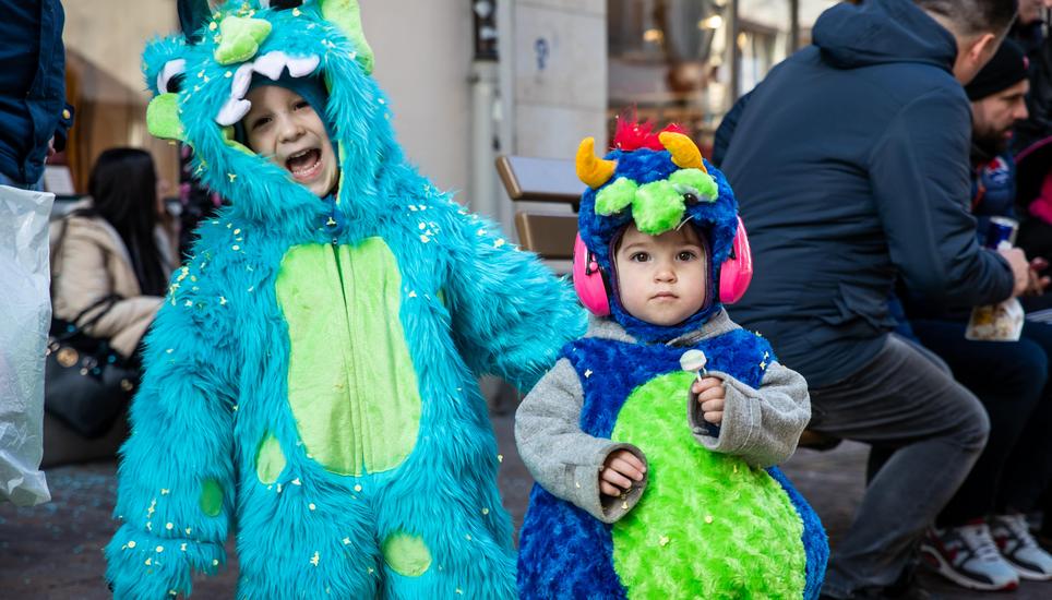 Am Samstag erhielten die Kinder ihren ganz eigenen Fasnachtstag.