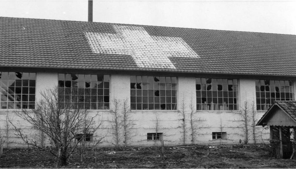 Ein weisses Kreuz als Zeichen in Schleitheim: Hier ist die Schweiz. Bild: zvg