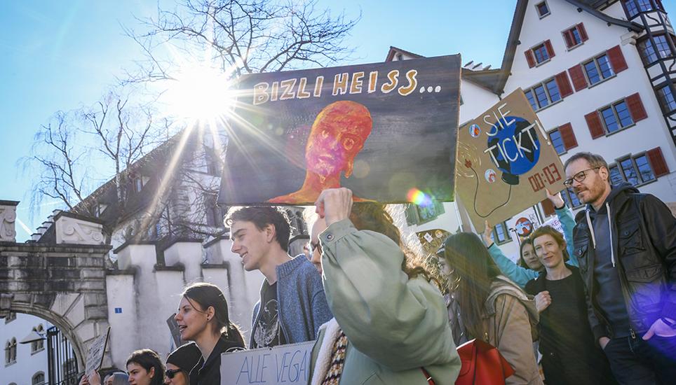Weitere Impressionen vom Klimastreik.