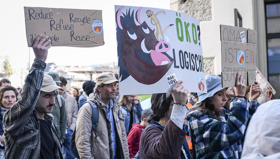 Weitere Impressionen vom Klimastreik.
