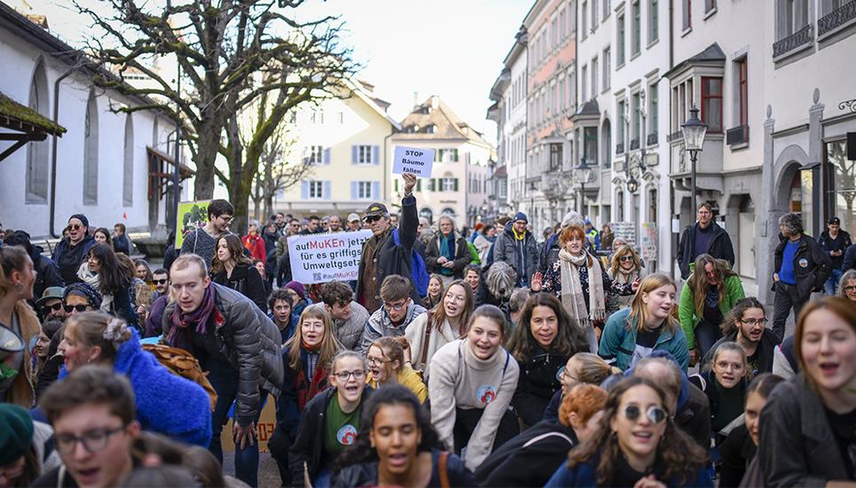 Weitere Impressionen vom Klimastreik.