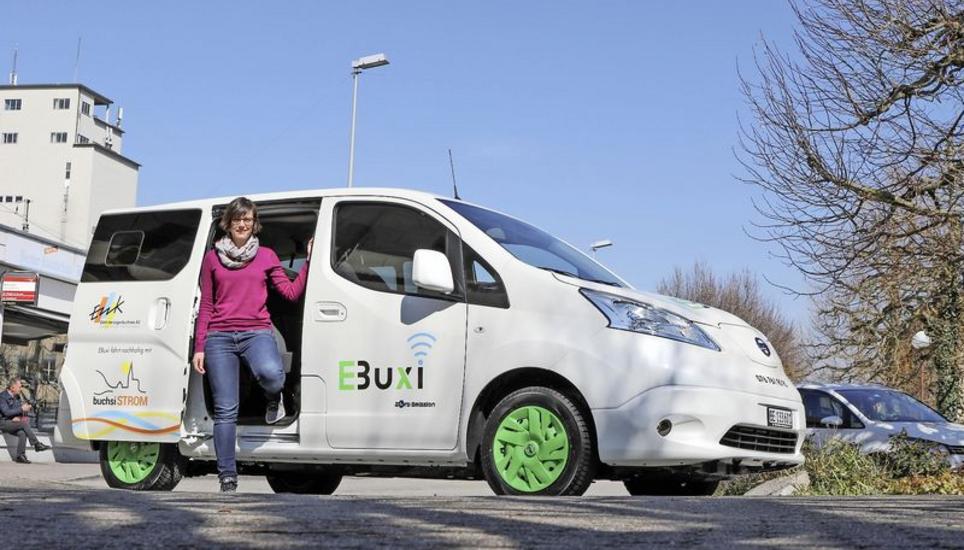 Der Kleinandelfinger Ortsteil Alten liebäugelt mit einem Fahrdienst wie hier «EBuxi» in Herzogenbuchsee. Bild: ZVG/EBUXI