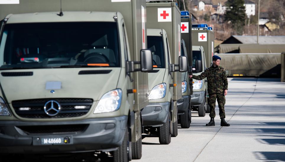 Es handelt sich um die grösste Mobilmachung der Schweizer Armee seit dem Zweiten Weltkrieg. Bild: Key
