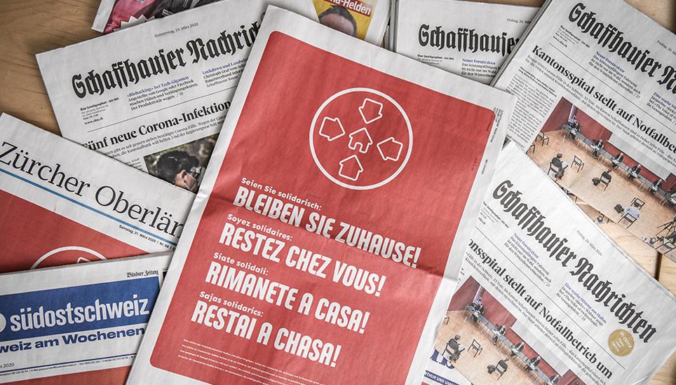 Das Gebot der Stunde: Bleiben Sie zu Hause. Bild: Melanie Duchene
