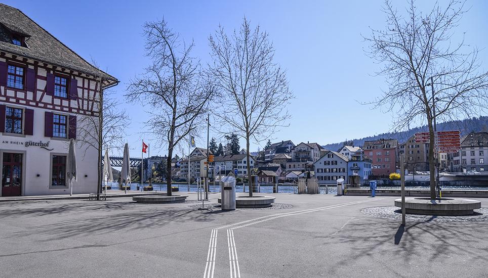 Das Social-Distancing macht sich bezahlt im Kanton Schaffhausen. Bild: Melanie Duchene