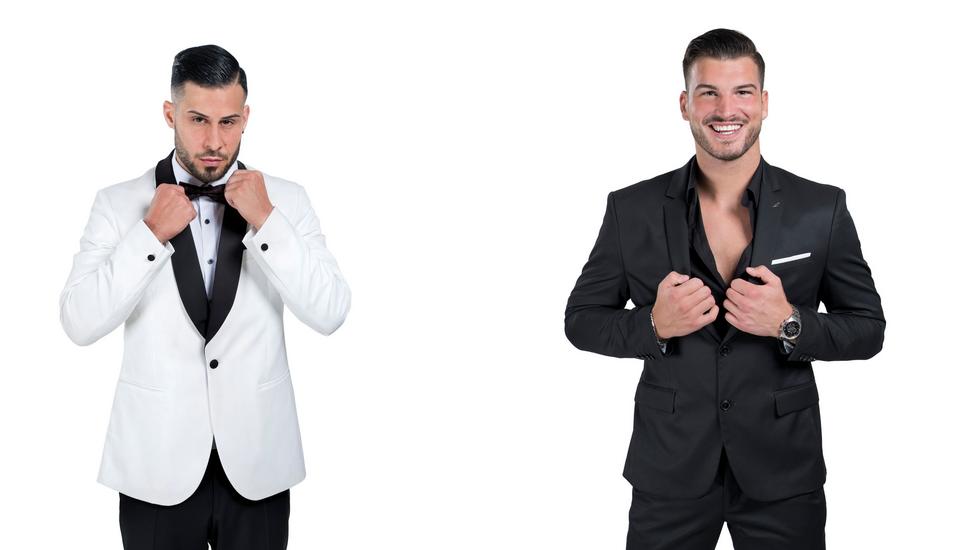 Daniele (links) und Marko wollen das Herz der 23-Jährigen Channelle gewinnen. Ob das klappt? Bild: 3+/zvg