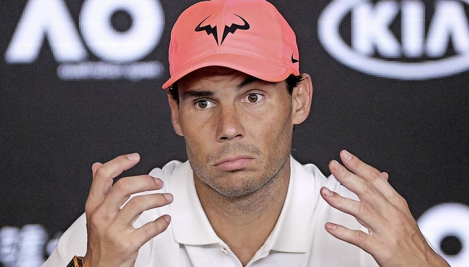 Wie geht es weiter: Selbst die Superstars der Tennisszene wie der Spanier Rafael Nadal sind ratlos. Bild: Key