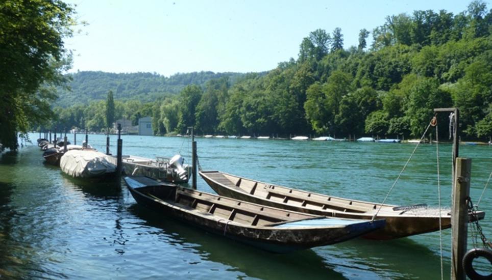 Einem Sprung in den Rhein steht nichts im Weg.