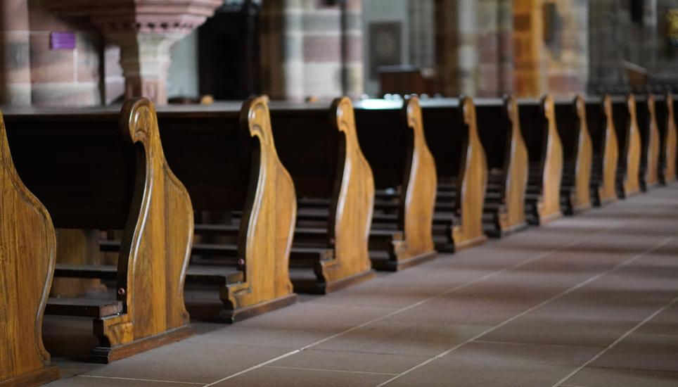 Vorerst bleiben die Kirchen leer - auch im Kanton Schaffhausen. Symbolbild: Pixabay