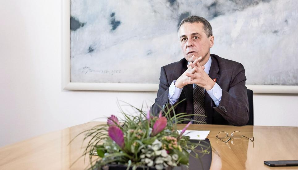 «Das Rahmenabkommen steht momentan nicht zuoberst auf der politischen Agenda», sagt Aussenminister Cassis.