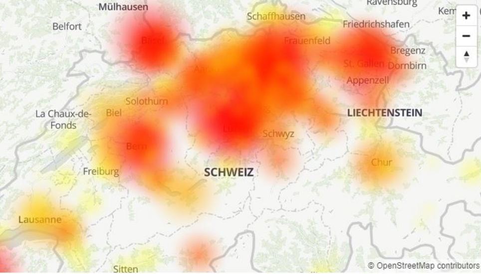 Massive Storungen Im Swisscom Netz Schaffhauser Nachrichten