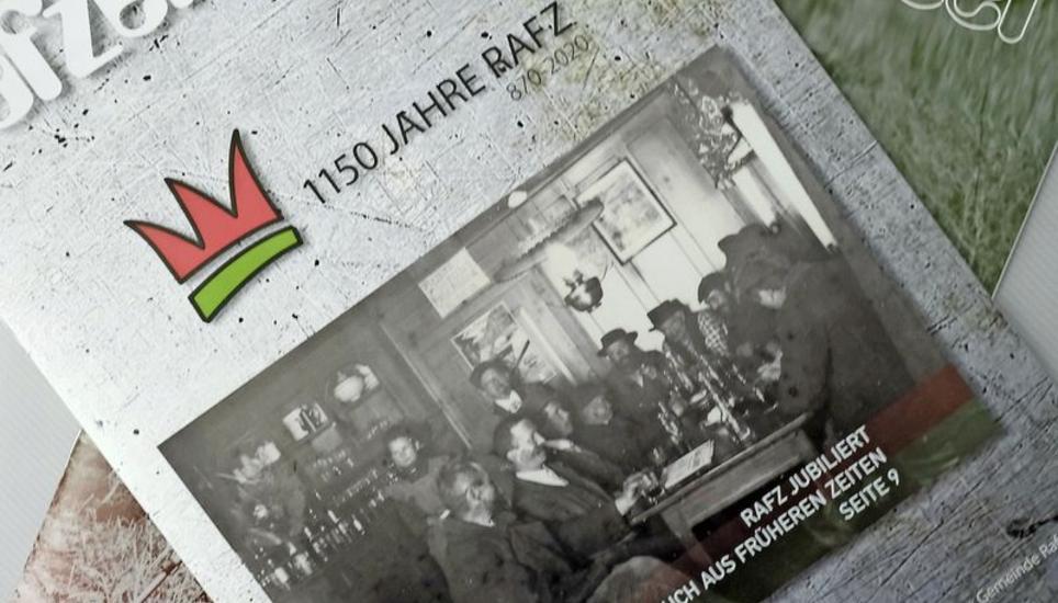 So sollte das Jubiläumslogo zur 1150-Jahr-Feier der Gemeinde Rafz aussehen. Bilder: Alexander Joho/zvg