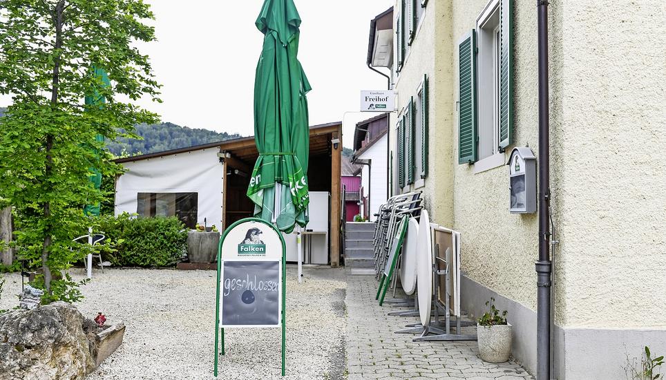 Der «Freihof» in Thayngen: Keine baldige Wiedereröffnung in Sicht. Bild: Melanie Duchene