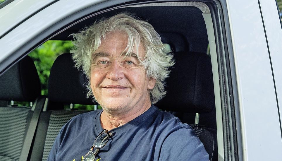 Andreas Hauser war während der Corona-Krise als freiwilliger Fahrer für die «Schönhalde» unterwegs. Bild: Flavia Grossenbacher