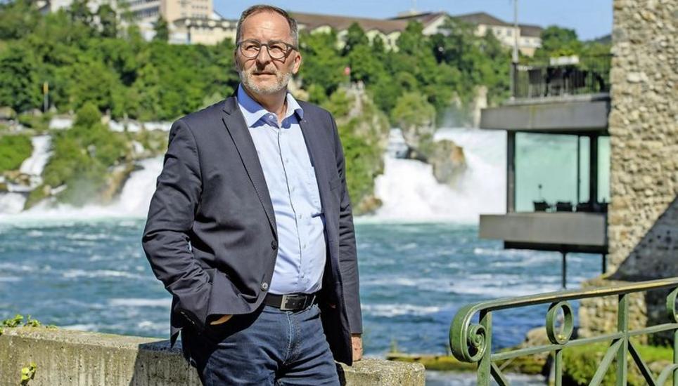 Der Tourismus in der Region läuft nur sehr langsam an. Vermisst werden vor allem Reisegruppen aus dem Ausland und Geschäftsreisende. Beat Hedinger, Direktor Schaffhauserland Tourismus, hofft auf die Hilfe des Kantons. Bild: Michael Kessler