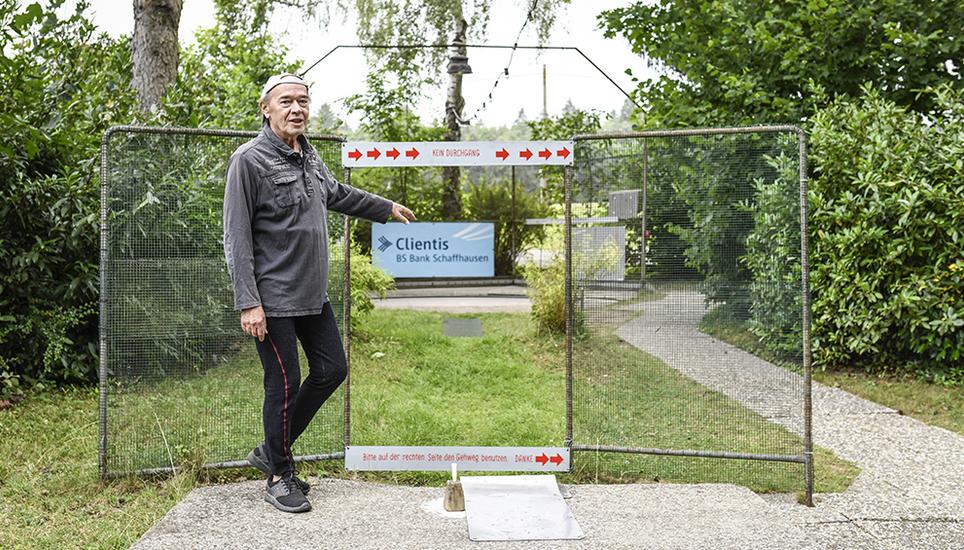 Wegen des Wetters kamen die Gäste zu Anfang erst zögerlich. «Unterdessen läuft es nicht schlecht», sagt Armin Weber. Bild: Melanie Duchene