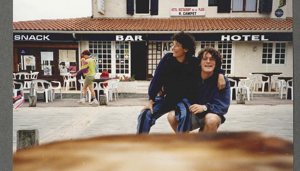 Katharina Furrer und Thomas Silvestri auf ihrer Ferienreise in Südwest-Frankreich, 1991 zum Jazzfestival in Andernos-les-Bains. Bild: zvg