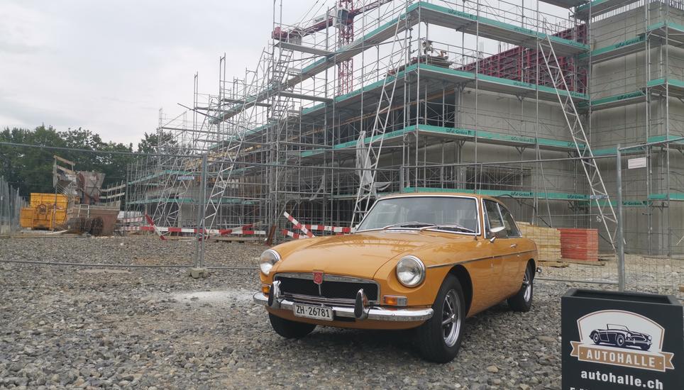 Im Sommer 2021 soll die Autohalle eröffnet werden. Bild: Radio Munot
